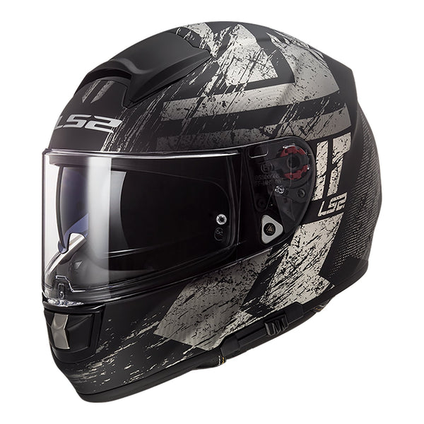 LS2 FF397 VECTOR EVO HUNTER MATTE BLACK TITANIUM Road Helmet Size Small 55cm 56cm