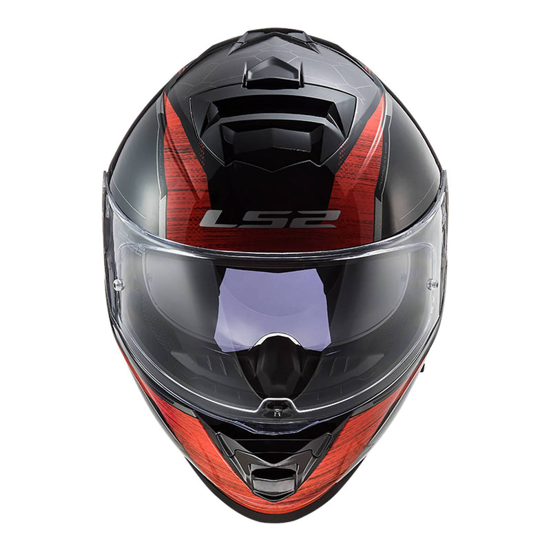 LS2 FF800 Storm Classy Black Red Road Helmet Size Small 56cm