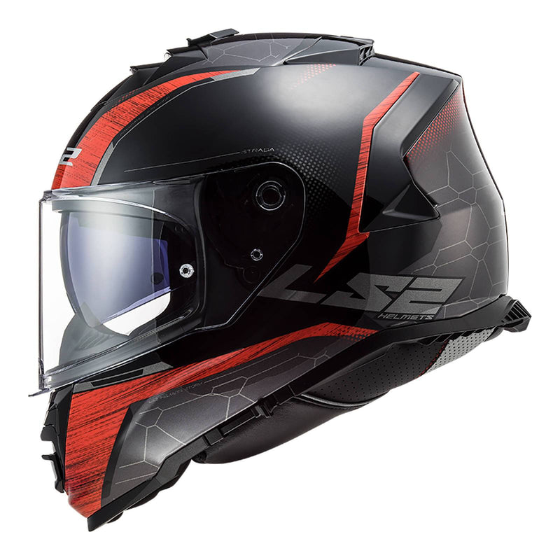 LS2 FF800 Storm Classy Black Red Road Helmet Size Small 56cm