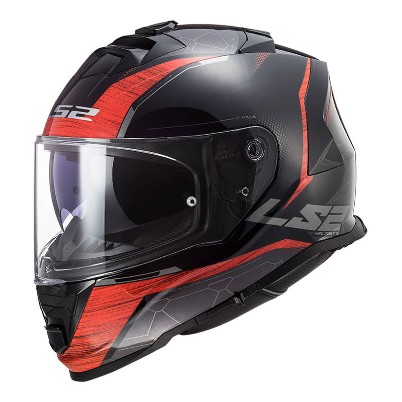 Ls2 Ff800 Storm Classy Helmet Black Red Size XL