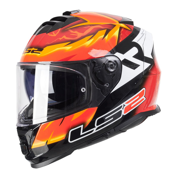 LS2 FF800 Storm Helmets - Rinaldi Replica Orange Size Small