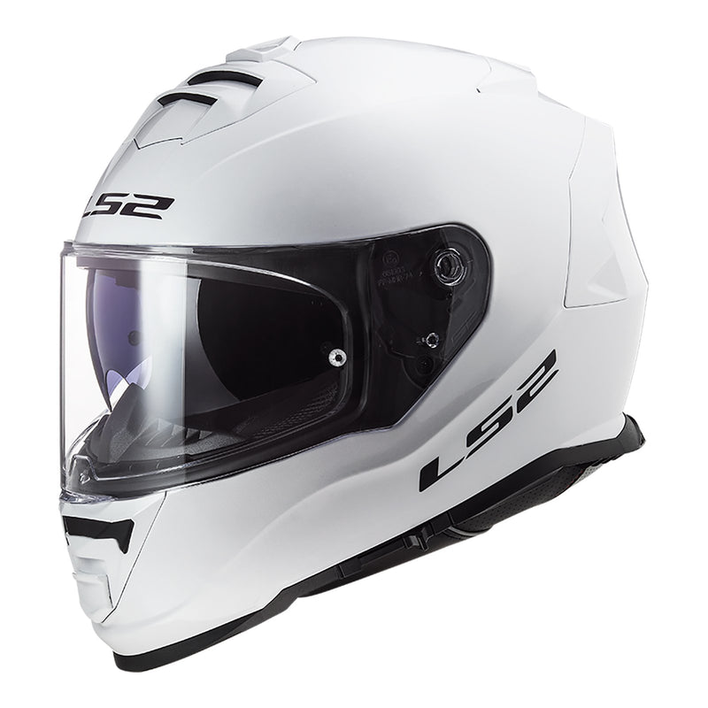 LS2 FF800 STORM SOLID WHITE  Road Helmet Size Small 55cm 56cm
