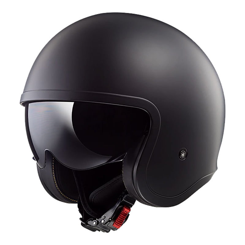 LS2 OF599 SPITFIRE HELMET MATTE BLACK XL 61cm 62cm