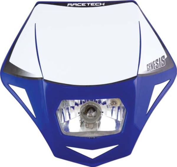 Rtech Headlight Genesis Yzf E9 Cert Park Light & Halogen Ba20D 12V 35W Bulb Holders Fork Straps