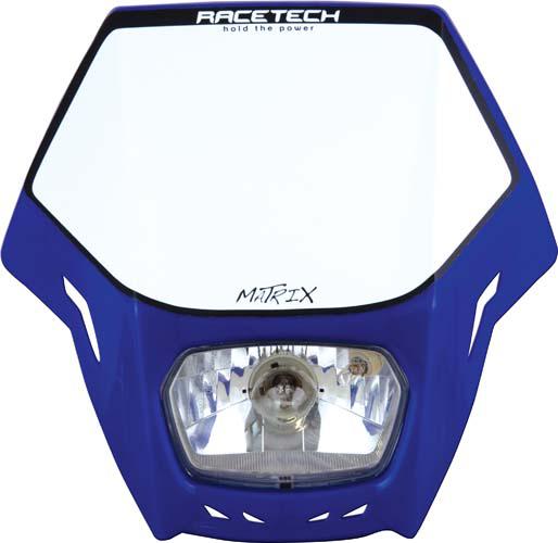 Rtech Headlight Matrixyzf E9Cert Street Use Parklight &Halogen Ba20D 12V 35Wbulb &Holder &Fork Str