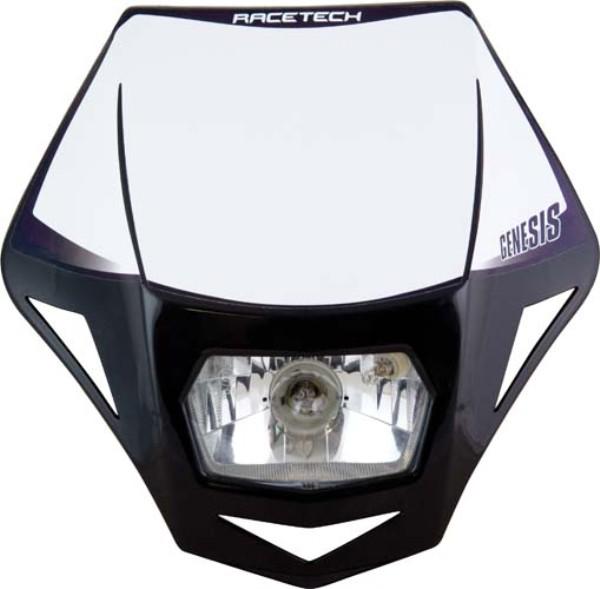 Rtech Headlight Assy Genesis E9 Cert Park Light & Halogen Ba20D 12V 35W Bulb Holders Fork Straps