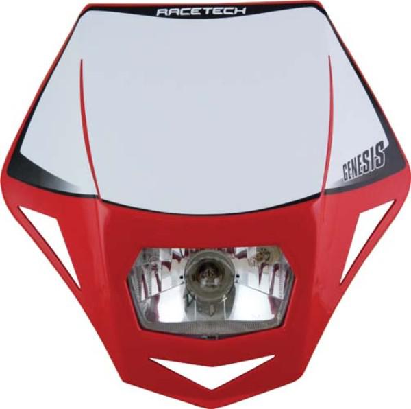 Rtech Headlight Genesis Husqvarna E9 Cert Park Light &Halogen Ba20D 12V 35Wbulb &Holders &Forkstra