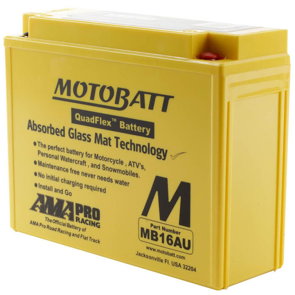 MB16AU MOTOBATT QUADFLEX BATTERY (4PCS/CTN)