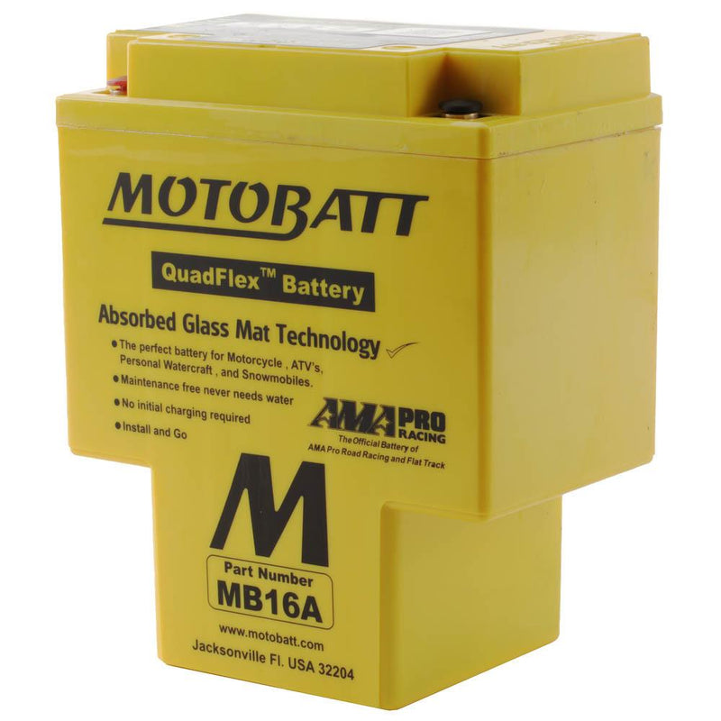 MB16A MOTOBATT QUADFLEX BATTERY (4PCS/CTN)