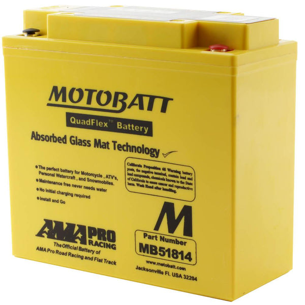 MB51814 MOTOBATT QUADFLEX BATTERY (51913) (4PCS/CTN)