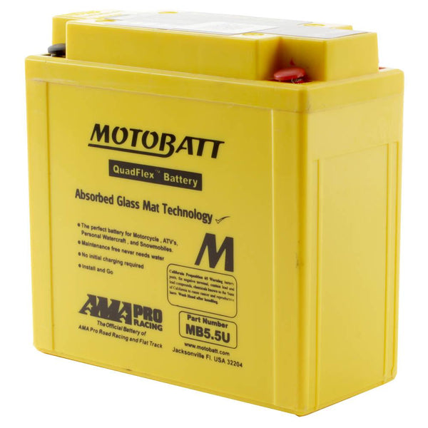 MB5.5U MOTOBATT QUADFLEX BATTERY (10PCS/CTN)