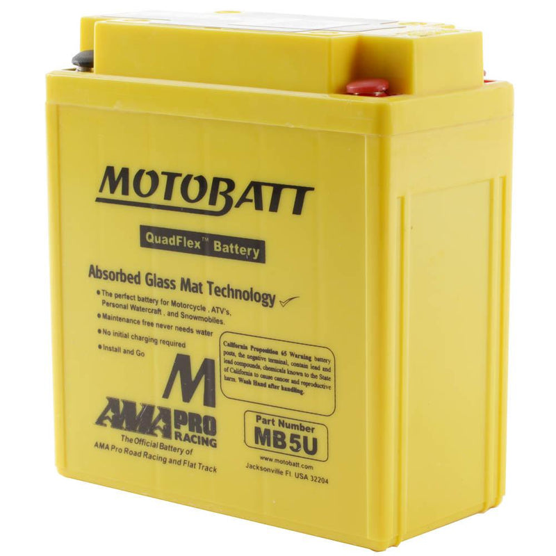 MB5U MOTOBATT QUADFLEX BATTERY (10PCS/CTN)