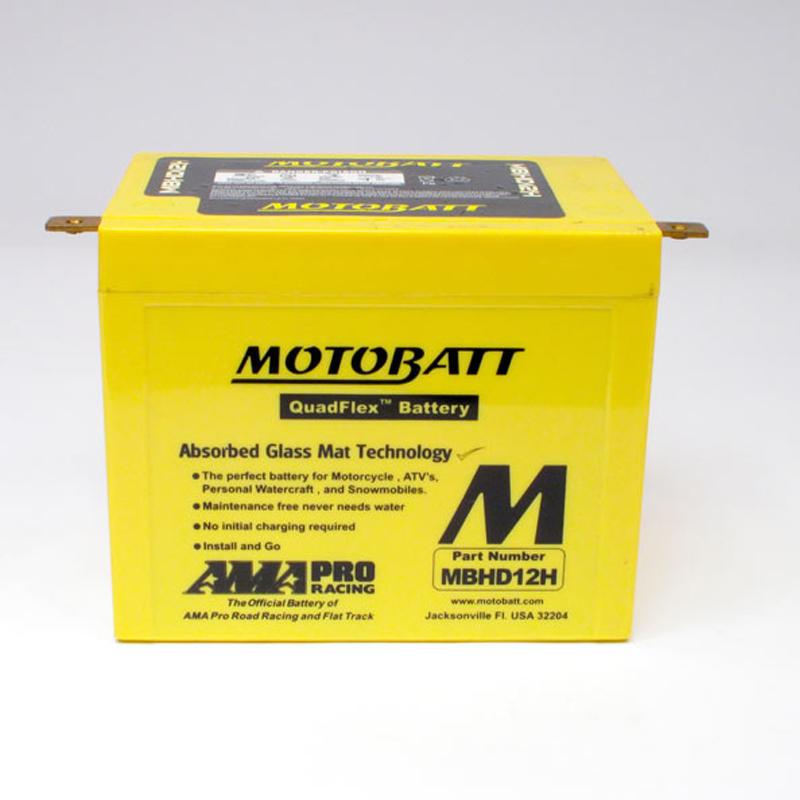 MBHD12H MOTOBATT QUADFLEX BATTERY (2PCS/CTN)