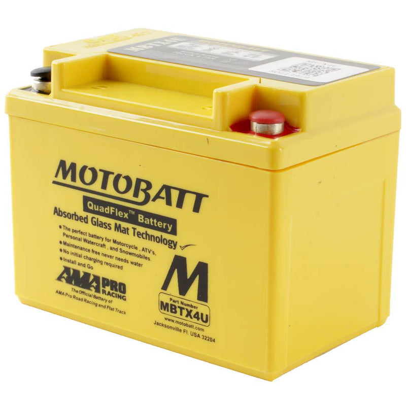 MBTX4U MOTOBATT QUADFLEX BATTERY (10PCS/CTN)