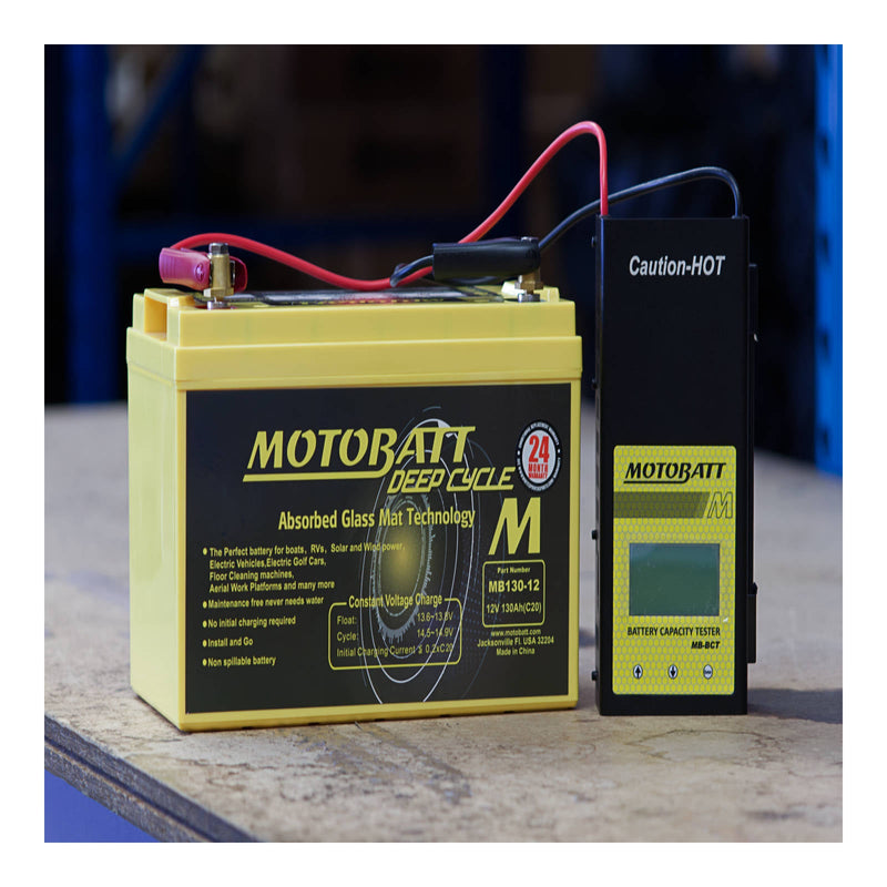 MOTOBATT BATTERY CAPACITY TESTER (*8)