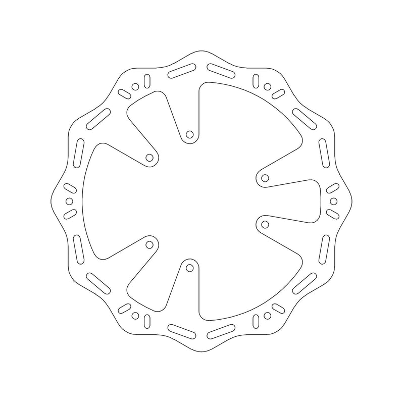 MTX HORNET BRAKE DISC SOLID WAVE TYPE - FRONT