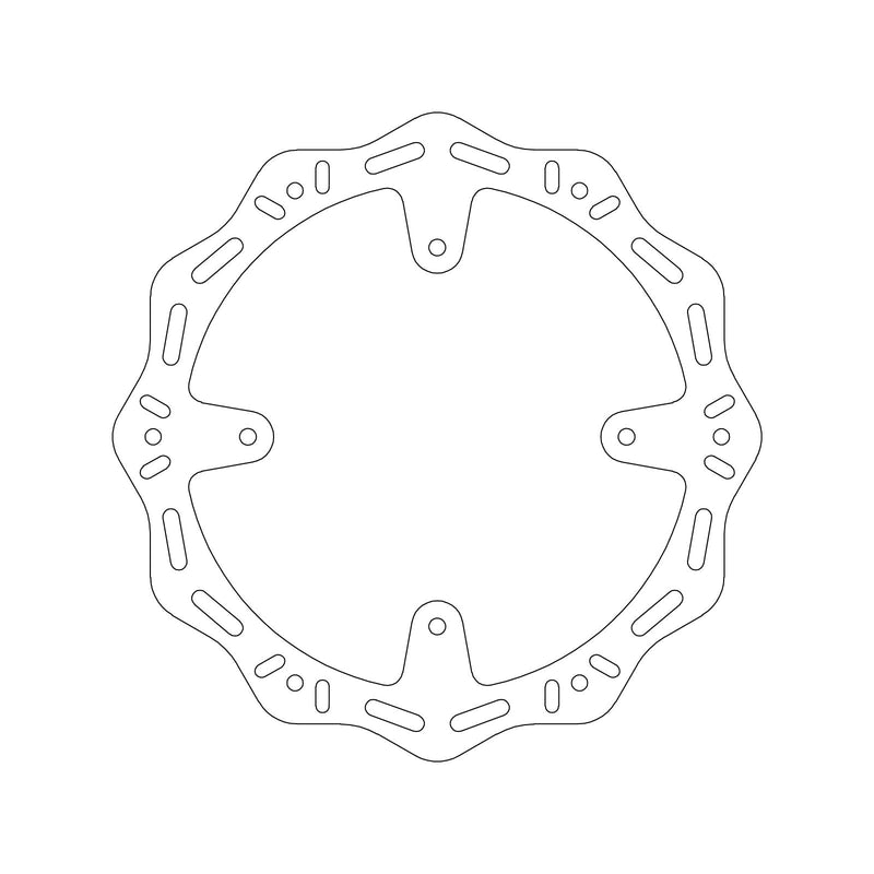 MTX HORNET BRAKE DISC SOLID WAVE TYPE - REAR