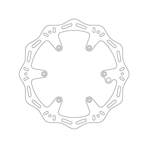 MTX HORNET BRAKE DISC SOLID WAVE TYPE - FRONT
