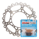 BRAKE ROTOR & PAD FRONT KIT - YAM WR250F 17-20 - WAVE