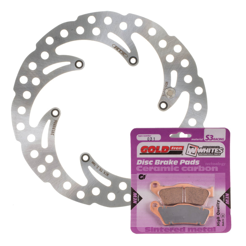 BRAKE ROTOR & PAD FRONT KIT - KTM 250 SX-F 05-06 - WAVE