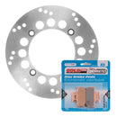 Whites Brake Rotor & Pad Rear Kit - Suzuki DR650SE 96-20