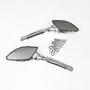 Whites Mirror Uni Skeleton Hand Chrome Black Hd Pair