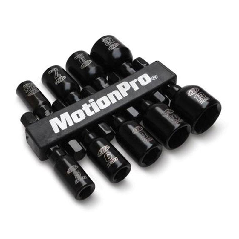 MOTION PRO MAGNETIC NUT DRIVER SET 1/4" Hex (9pc 5-13mm)