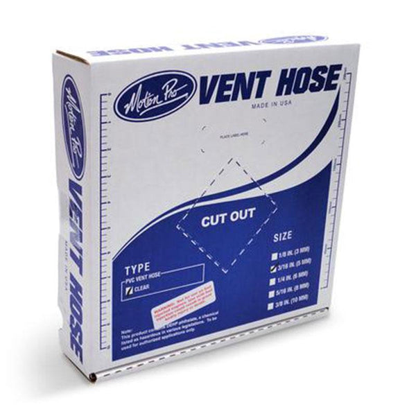 MOTION PRO FUEL VENT HOSE CLR VINYL 6MM 25FT