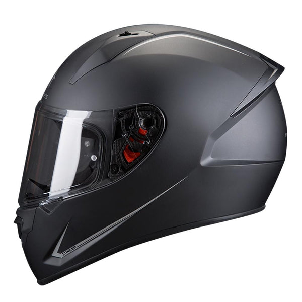 MT Stinger Motorcycle Helmet Matt Black Full Face XL 62cm
