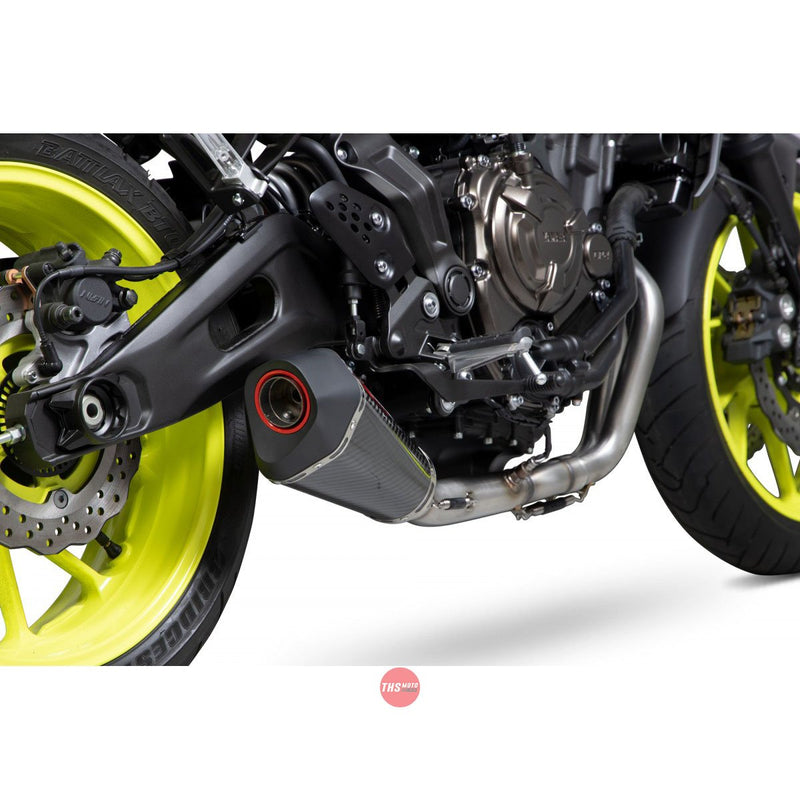 Yamaha MT 07 2014-2020 Exhaust De-cat System Serket Taper Carbon Fibre