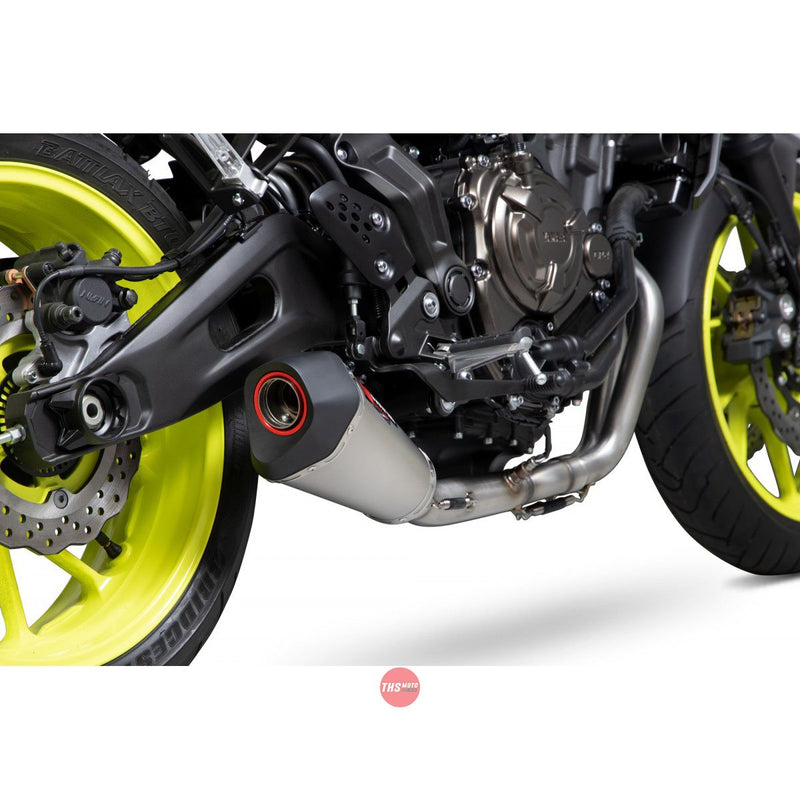 Yamaha MT 07 2014-2020 Exhaust De-cat System Serket Taper Titanium