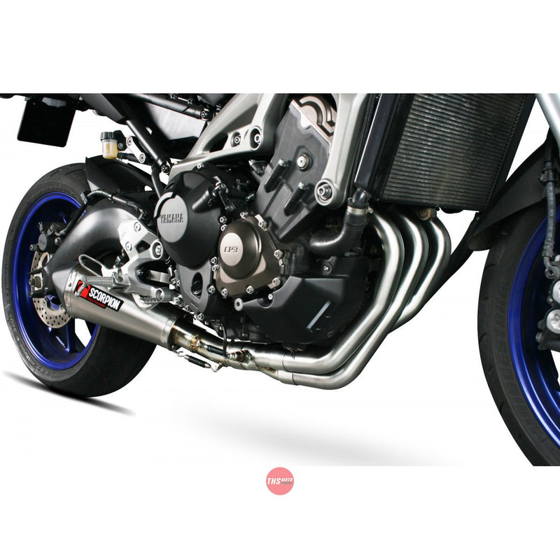 Yamaha MT 09 2013-2020 Exhaust Full System Serket Taper Brushed Stainless