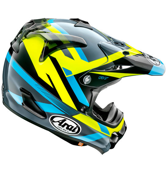 Arai VX-PRO 4 MACHINE Blue/Yellow Size XL 61cm 62cm Off Road Helmet