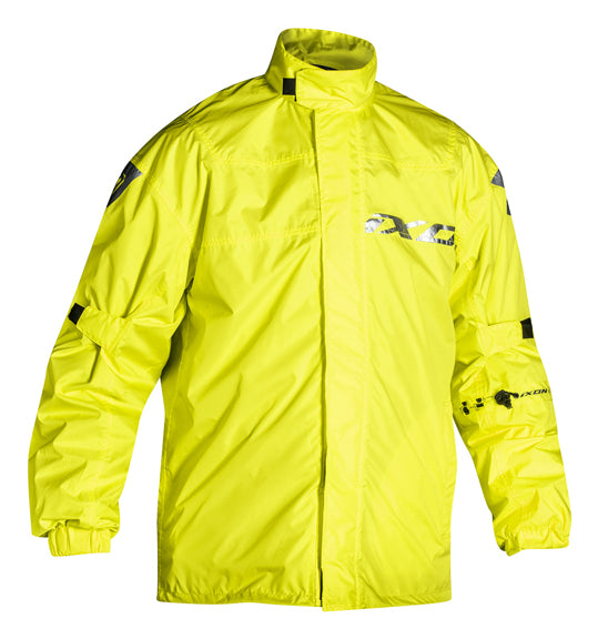 Ixon MADDEN Bright Yellow / Black Rain Jacket Size Small