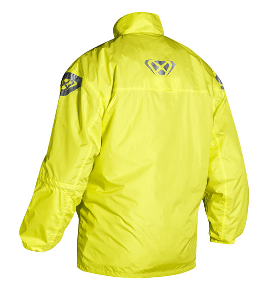 Ixon MADDEN Bright Yellow / Black Rain Jacket Size Small