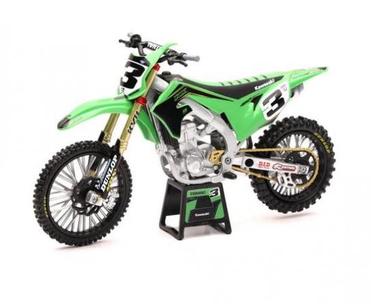 New Ray Model Dirt Bike Kawasaki Kx450F 1:12 Scale By Eli Tomac