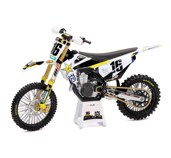 New Ray Model Dirt Bike Husqvarna Fc450 1:12 Scale By Factory Racing Rockstar Energy Zach Osborne