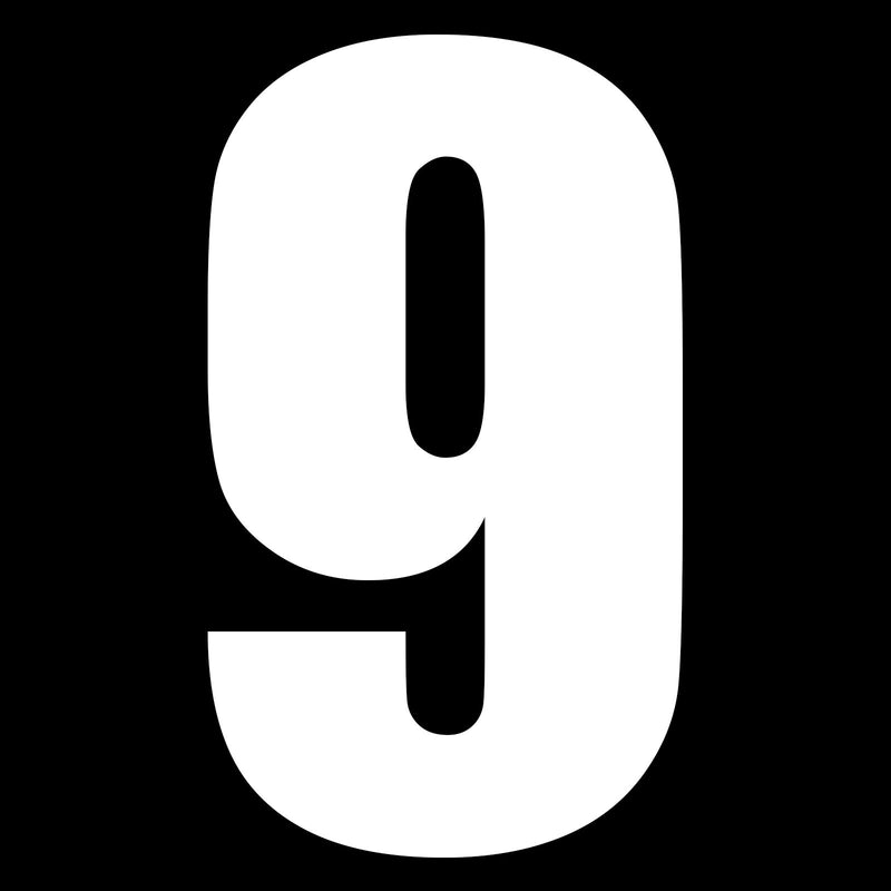 Whites Race Number 6in Vinyl