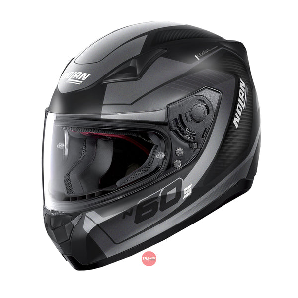 Nolan N60-5 Full Face Helmet Flat Black White Large 60cm