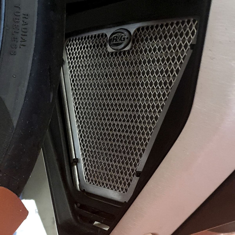 R&G Oil Cooler Guard Ducati Titanium