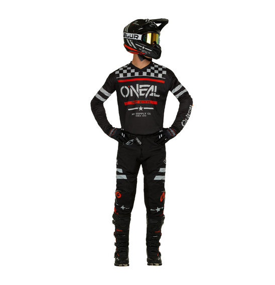 Oneal Element Squadron V.22 Black Gray Size Small Off Road Jersey