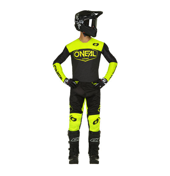 Oneal Mayhem Hexx V.22 black yellow Size Large Off Road Jersey