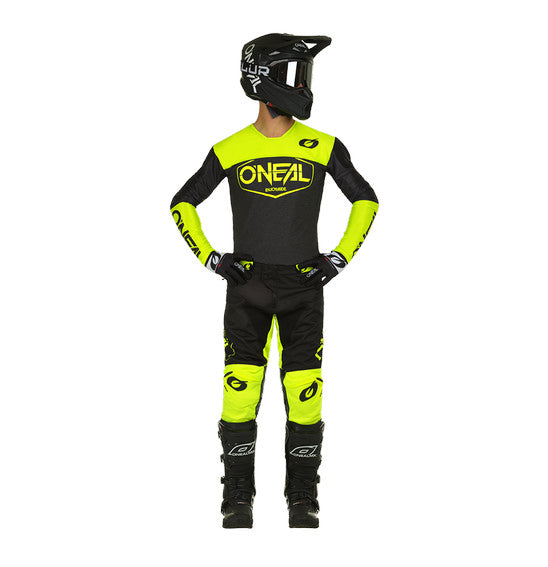 Oneal Mayhem Hexx V.22 Black Yellow Off Road Pants Size Youth (8/10T) 24"