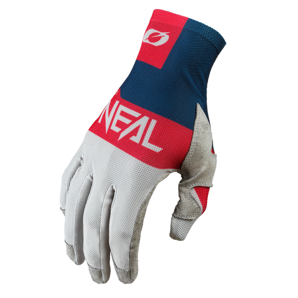 Oneal Airwear Slam Grey Blue Red Size (09) Medium Off Road Gloves