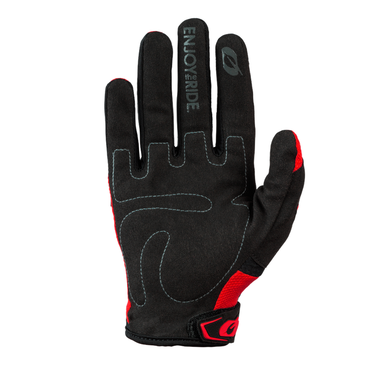 Oneal Element Red Black Size Youth XS Off Road Gloves