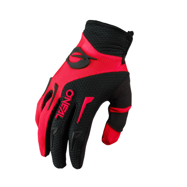 Oneal Element Red Black Size Youth Small Off Road Gloves