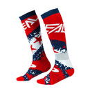 Oneal PRO MX STARS Red Blue One Size Socks