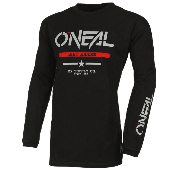 Oneal Element Cotton Squadron V.22 Black Gray Size Youth XL Off Road Jersey