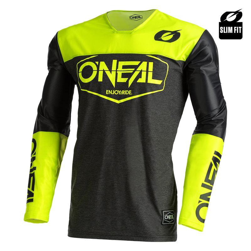 Oneal Mayhem Hexx V.22 Black Yellow Off Road Jersey Size Large