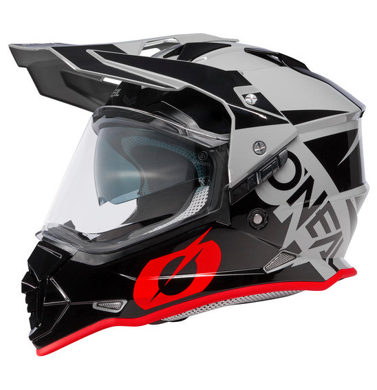 Oneal 24 Sierra Adventure Motorcycle Helmet R V.23 Black Grey Red Size XL 62cm